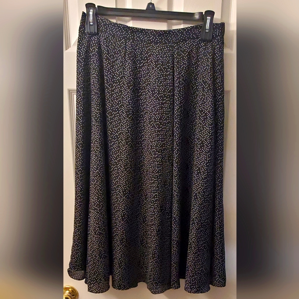 Gianni Bini Midi skirt- Black & white